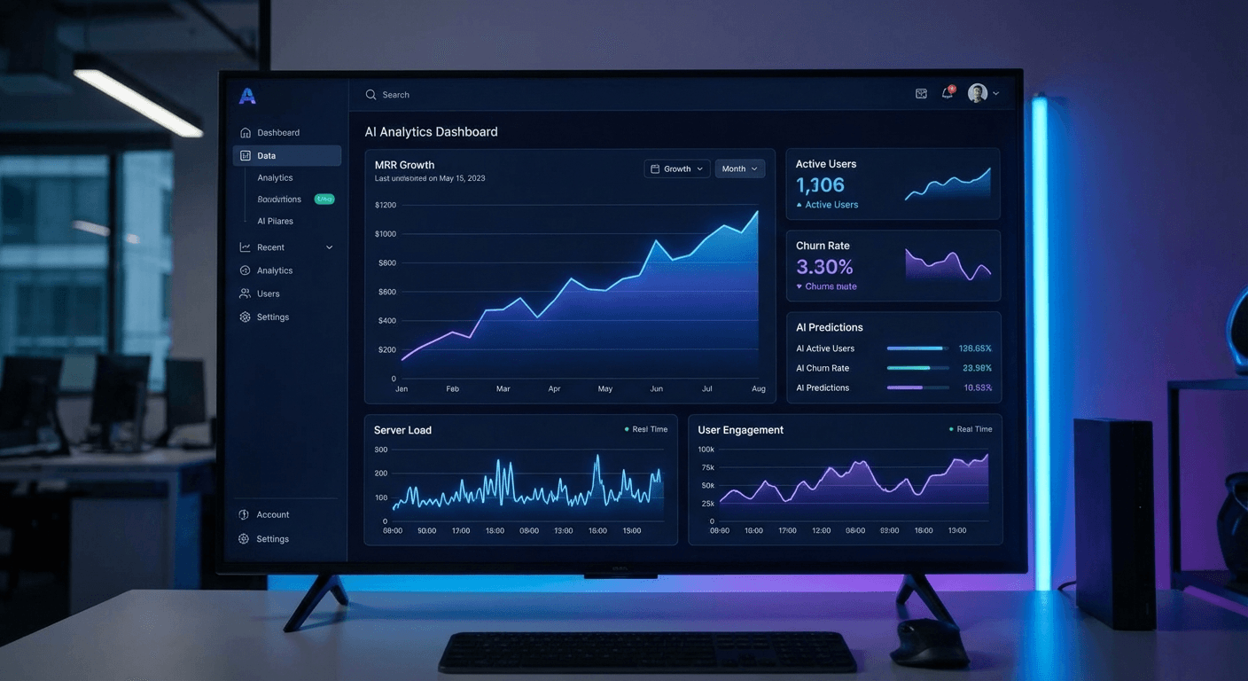 Dashboard Analytics AI cho Startup: Tự Xây hay Mua Sẵn?