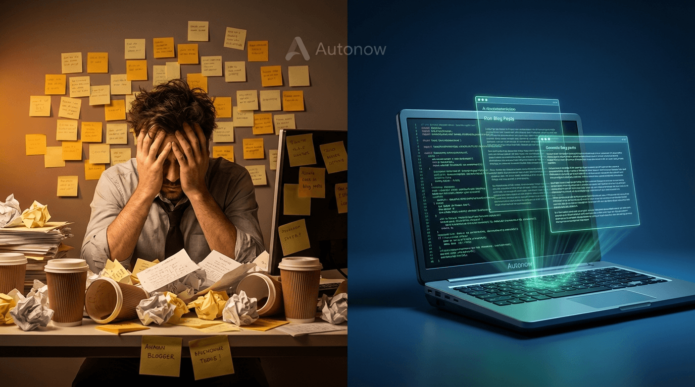 Behind Autonow: How I Used an AI Agent to Run This Entire Blog